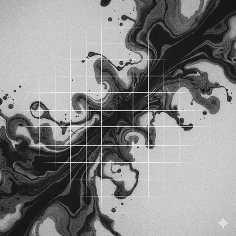 a structured geometric grid 